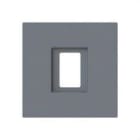 ABB - TAPA TOMA VDI SIMPLE ALBA GRIS MATE
