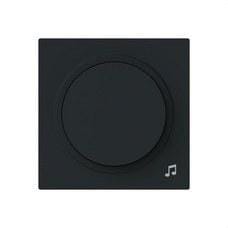 ABB - TAPA+BOTON POTENCIOMETRO ALBA NEGRO MATE