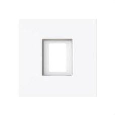 ABB - TAPA TOMA VDI SIMPLE ALBA BLANCO BRILLO