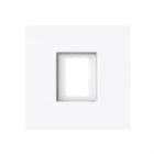 ABB - TAPA TOMA VDI SIMPLE ALBA BLANCO BRILLO