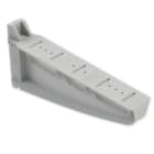 UNEX - Soporte horizontal aislante de ancho 500 mm Unex en U48X sin halógenos color gris