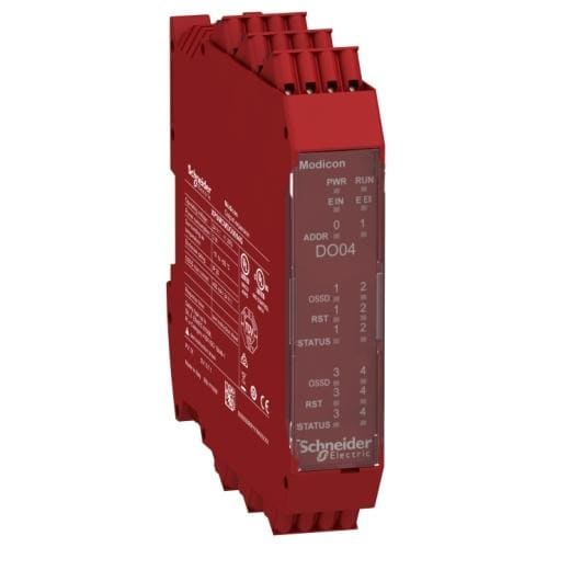 APC by Schneider Electric - 4 módulos de expansión de pares de salidas digitales con terminales de resorte