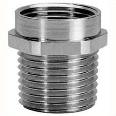 INTERFLEX - Adaptador Pg13 a 1/2" NPT latón niquelado