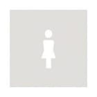 ABB - TAPA DE SENALIZADOR WC MUJER