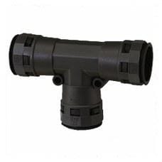 INTERFLEX - Distribuidor en T poliamida TSD DN 3 DE 23 negro