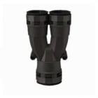INTERFLEX - Distribuidor "Y" NYLOFIX-PLUS DN17 + 2DN12 poliamida negro