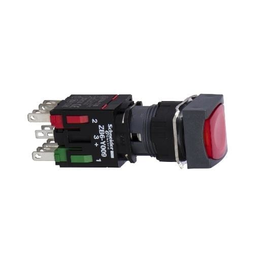 APC by Schneider Electric - PULSA.LUMIN.COMPLETO ROJO-NC XB6CW4B2B