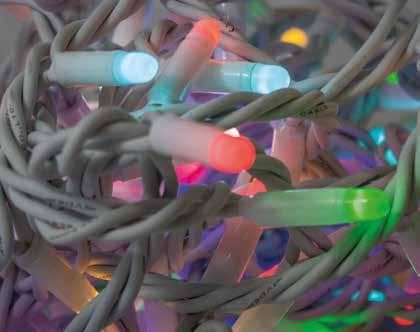 PRILUX - Luminaria decorativa STRING PLUS 100 RGB cable blanco CP/MT