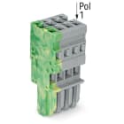 WAGO - CONECTOR H 769 X-COM 4P 3 GRIS/1 TIERRA