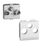 BTICINO - Base TV-R-SAT - Livinglight - única - 1,5 dB - 2400 MHz - 2mod - Blanco