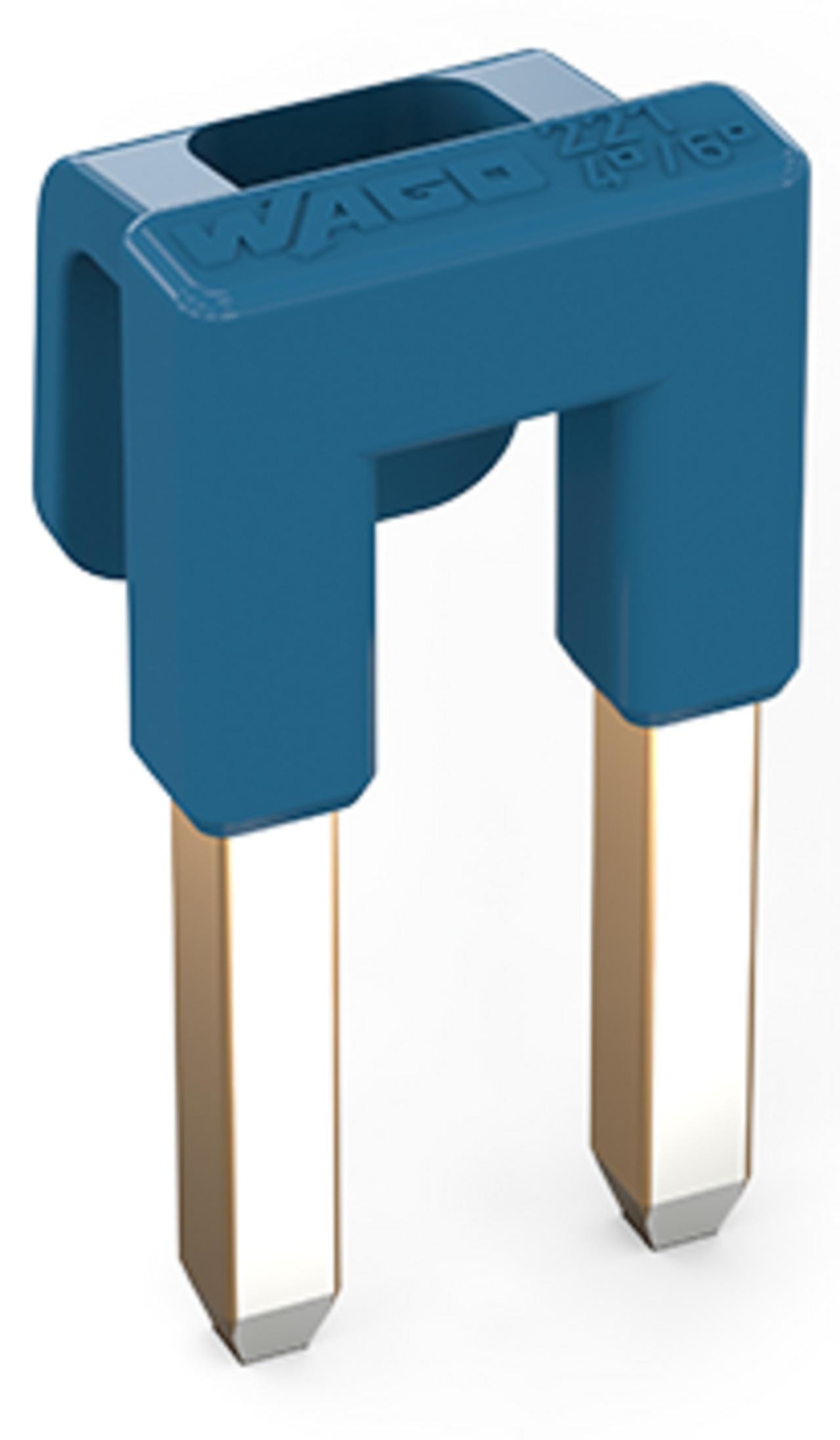 WAGO - Puente;con entrada del conductor;2 polos;azul