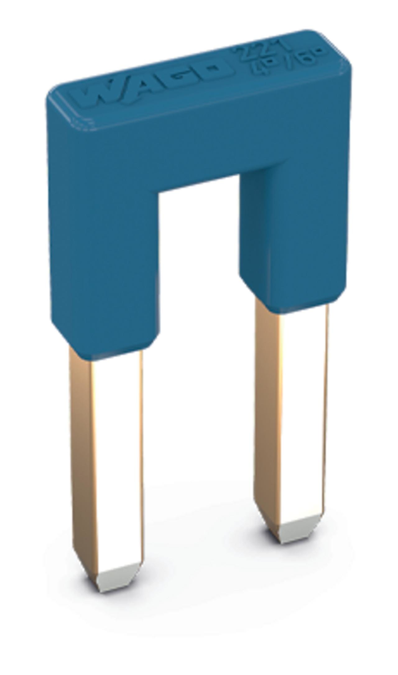 WAGO - Puente;con entrada del conductor;2 polos;azul