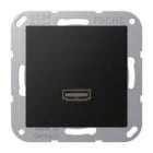 JUNG - CONEXIÓN MULTIMEDIA HDMI A NEGRO