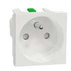 Schneider Electric - new unica Toma francesa 2P+E 16A  sin torn polar