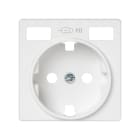 SIMON - Tapa base enchufe schuko con 2 USB C+C blanco Simon 82