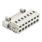 WAGO - Conector macho, 1 conductor;CAGE CLAMP®;2,5 mm²;gris claro