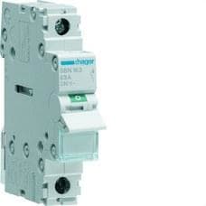 HAGER - INTERRUPTOR MODULAR CORTE SB 1P 63A