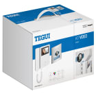 TEGUI - Kit video 1 vivienda 2 hilos, placa SFERA NEW HQ y monitor SERIE 8
