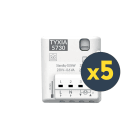 DELTA DORE - Eco Pack Tyxia 5730 x 5 | Receptor nanomódulo radio para persianas motorizadas