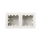 SIMON - CAJA DE SUPERFICIE COMPACTA PARA 2 ELEMENTOS BLANCO MATE SIMON 270
