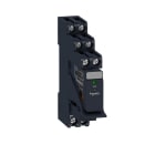Schneider Electric - Relé rxg con led y zócalo, 2nanc 5a 24vdc con diodo