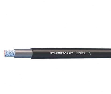 PRYSMIAN - Cable Prysmian PRYSOLAR e-SenS 1,5 kV H1Z2Z2-K Eca 1x4 (NEGRO) BOBINA