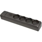 SOLERA - BASE MÚLTIPLE DE 4 TOMAS 2P+T, 16A 250V~.  CON INT