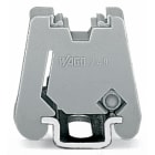 WAGO - Tope de cierre sin tornillos;Ancho 6 mm;posibilidad de marcar con WMB;gris
