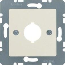 HAGER - PLACA CON BASTIDOR DIÁMETRO 18,8 MODUL2/ARSYS/S1 BLANCO