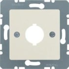 HAGER - PLACA CON BASTIDOR DIÁMETRO 18,8 MODUL2/ARSYS/S1 BLANCO