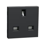 Schneider Electric - new unica Toma Británica  15A 2P+E Antracita