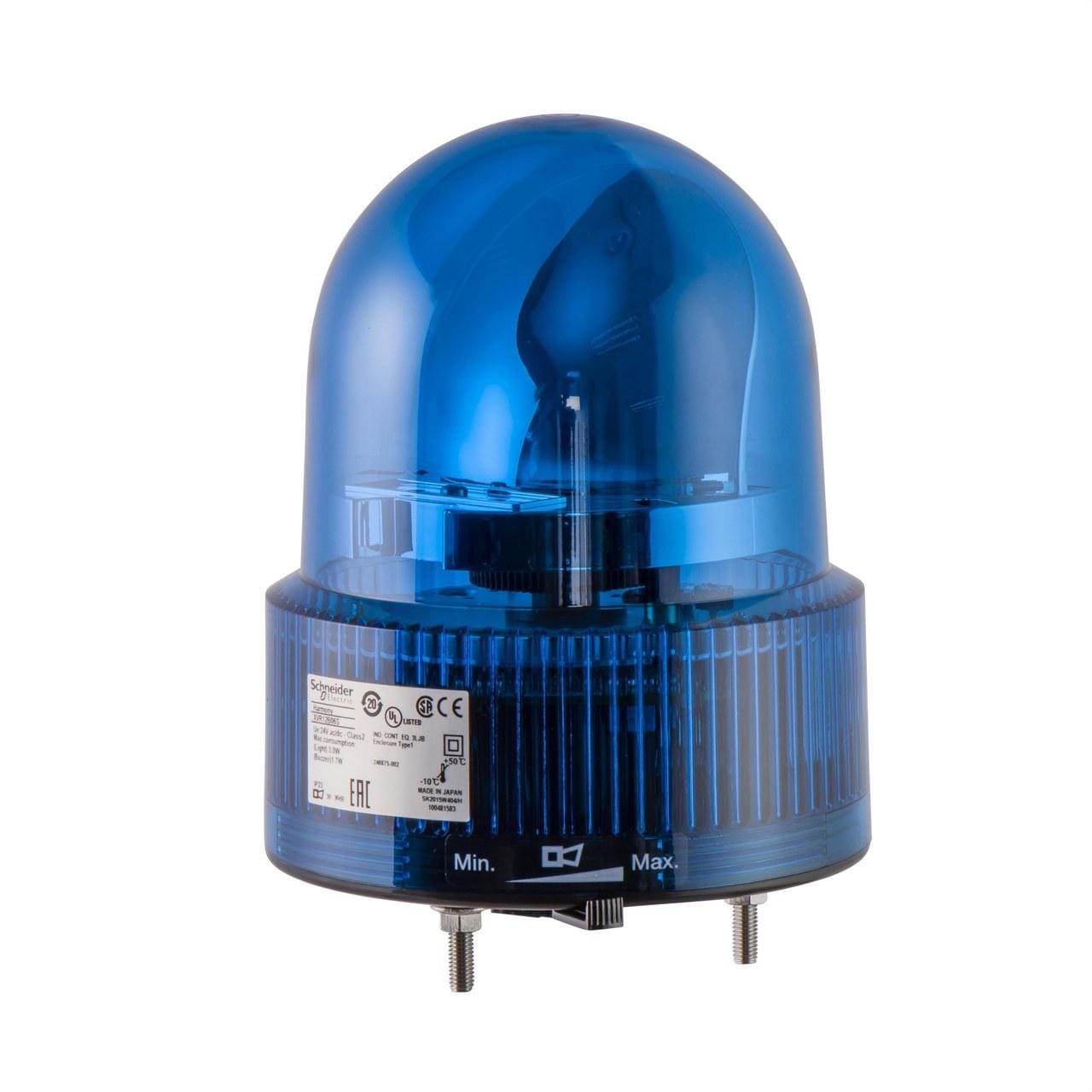 Schneider Electric - Baliza rotativa diámetro 120mm 24V azul