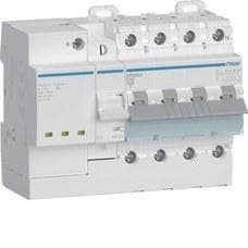 HAGER - PROTECCIÓN COMBINADA P+T 4P 50A C