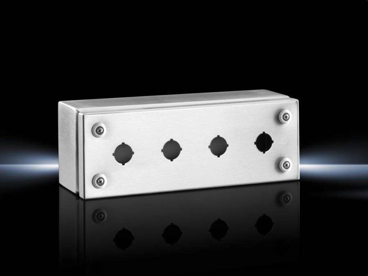 RITTAL - Caja pulsador acero inoxidable IP66 para 4 pulsador diámetro 22,5mm