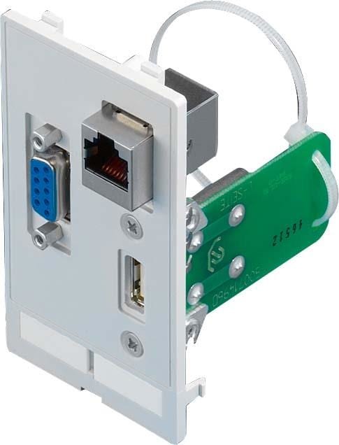 RITTAL - Conector interfaz SZ USB-A/RJ45/D9-SUB