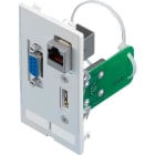 RITTAL - Conector interfaz SZ USB-A/RJ45/D9-SUB