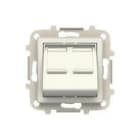 NIESSEN - TAPA INCLINADA 2 CONECTOR INFORMATICO BE