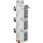RITTAL - Base portafusible 63A D01/D02 10x38 PLS (3u)