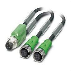 PHOENIX CONTACT - CBL.SAC-3P-M12Y/2X0,6-PUR/M12FS B SOR