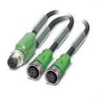 PHOENIX CONTACT - CBL.SAC-3P-M12Y/2X0,6-PUR/M12FS B SOR