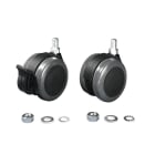 RITTAL - Rueda dobles negro superficie lateral gris CP