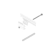 ABB - Tirantes de acero inoxidable, L=200,10ud