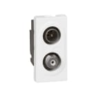 LEGRAND - MOSAIC II TOMA TV-FM-SAT 1 MOD BLANCO