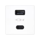 SIMON - Cargador USB doble A+C 30W Power Delivery SERIE 27 - EMPOTRAR