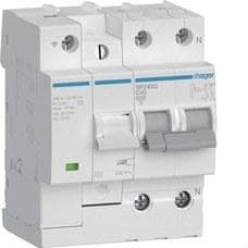 HAGER - PROTECCIÓN COMBINADA P+T 2P 40A C