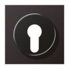 JUNG - PLACA MECANISMO LLAVE DARK