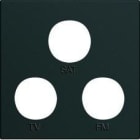 HAGER - TAPA GALLERY TV+FM+SAT NEGRO