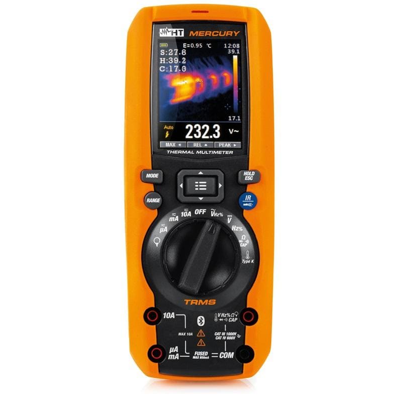 HT INSTRUMENTS - Multímetro profesional TRMS categoría IV MERCURY con cámara termografica