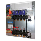 UPONOR - Caja de colector premontada conexión izquierda 12 salidas 910x670x80mm Comfort Port+Smatrix Base para instalaciones de suelo