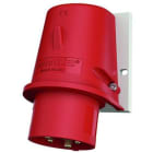 MENNEKES - Clavija mural 32A 5P 6H 400V IP44, rojo